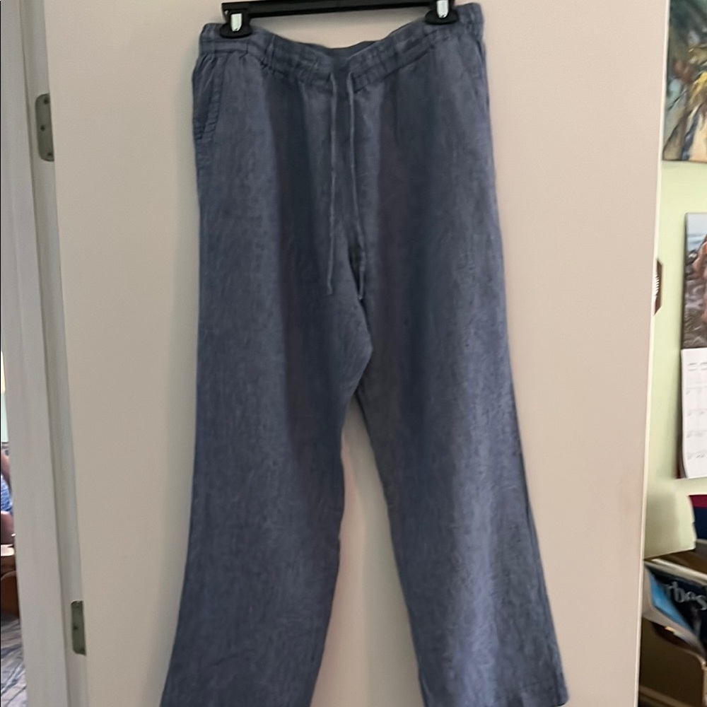 Women’s Denim Blue Drawstring Pants